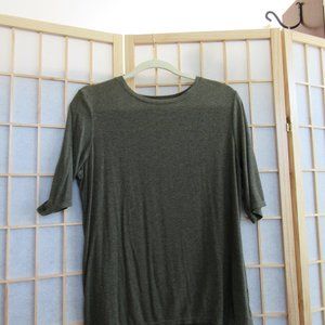Nine West Elbow Length Sleeve Top Size Large